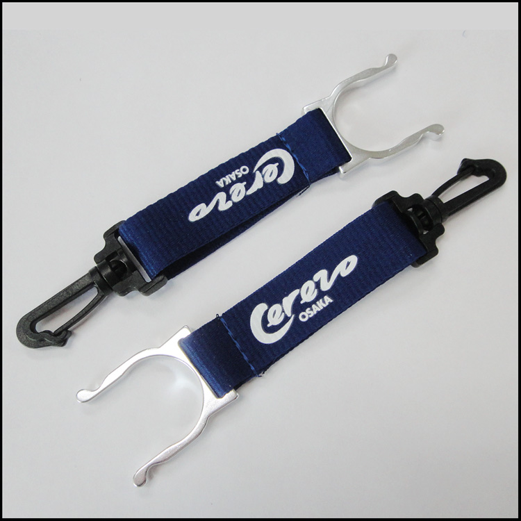 Factory personalized custom design bottle holder item short straps 