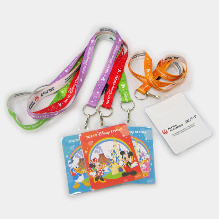 Disney EVA ID card tag holder lanyard for children name card holders