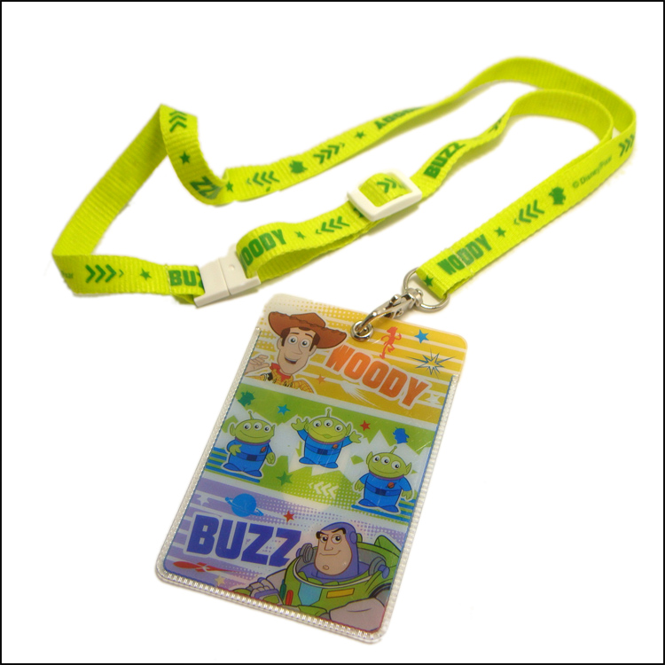 Disney colorful Metro Card holders polyester lanyard for children