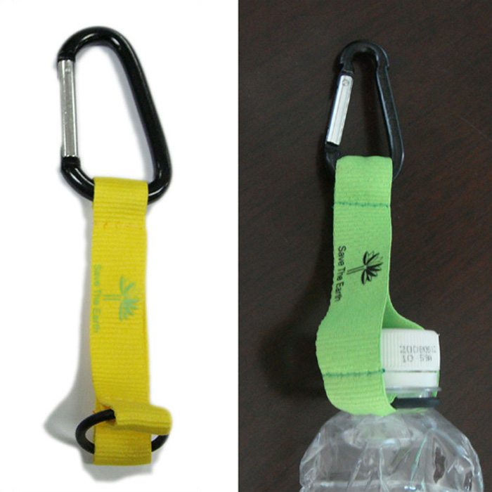 PVC round bottle holder short straps attachments for pronotional gift