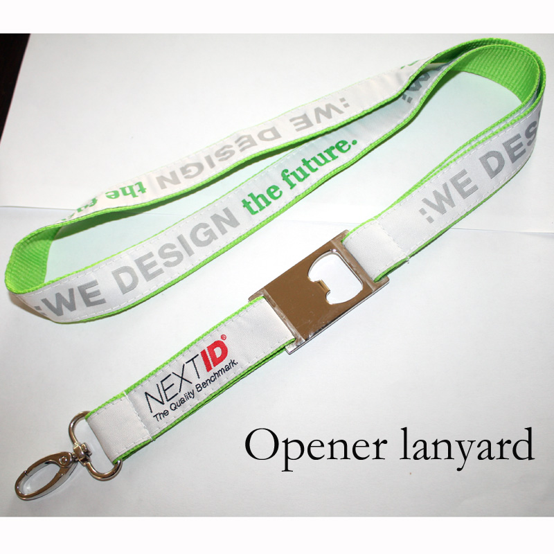 Custom made define strap bottle opener quick buckle lanyard manufacturer