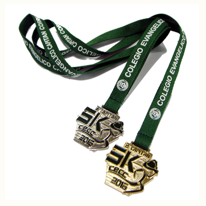 1.5 cm trophy badges award rope sling medal neck straps