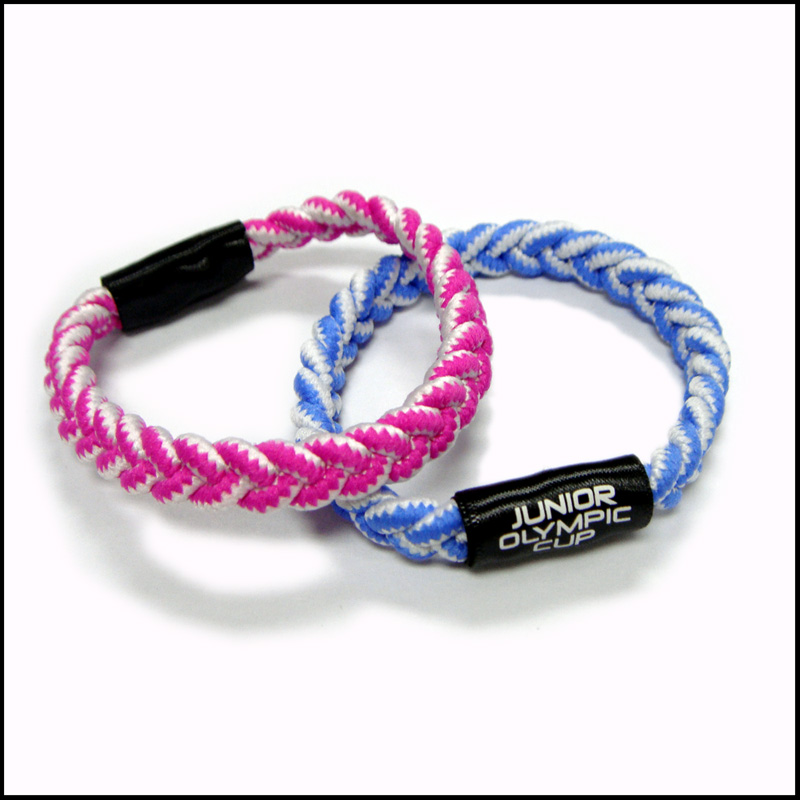 Manufacture custom elastic hair hand knitting weaving bracelets 