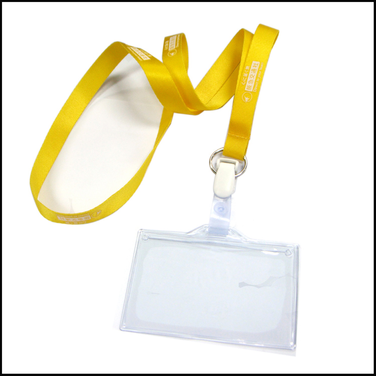 Business card holder nylon lanyards