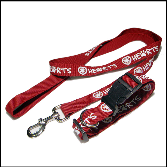 Hot selling safety tactical designer pet collar and leash set supply 