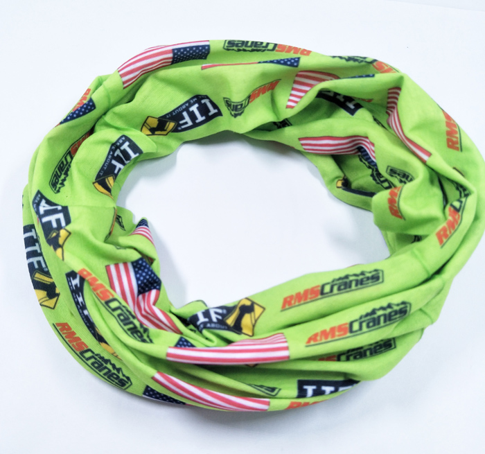 Sublimation custom color tube bandana logo head scarf hair tie