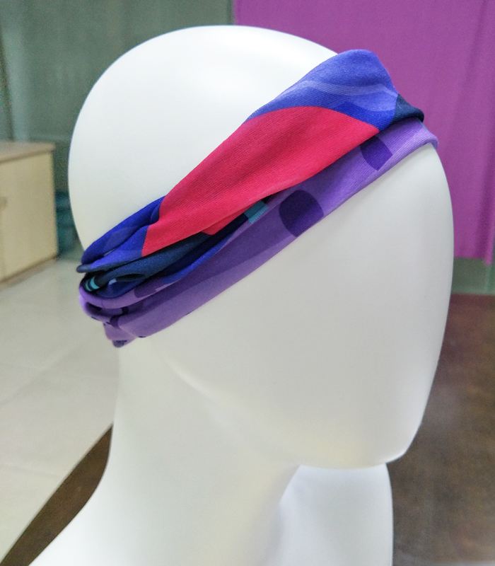 Purse scrunchie bandana matching turban headhand 