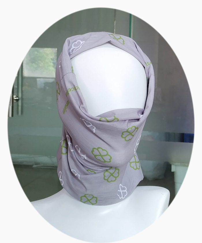 Multifunctional Friendly cotton tubular outdoor face mask bandana 