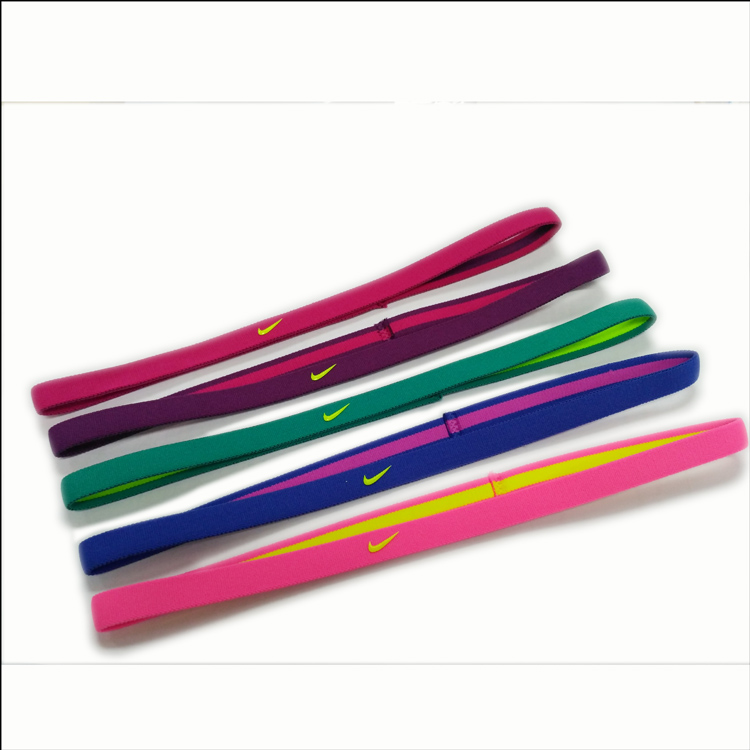 Silicon string sport skidproof elastic head wraps