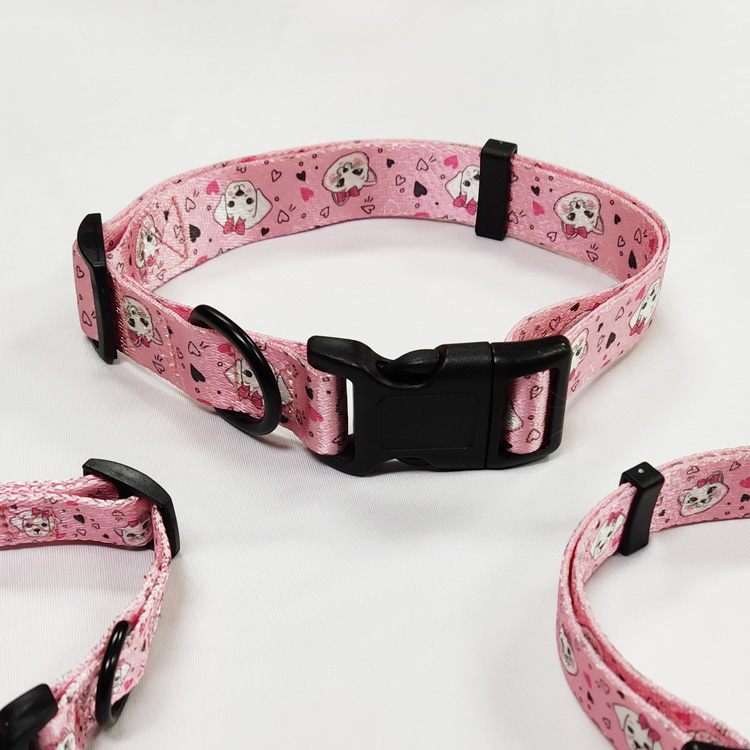 Cute Pet nylon leash collar dogs body neoprene padded belt