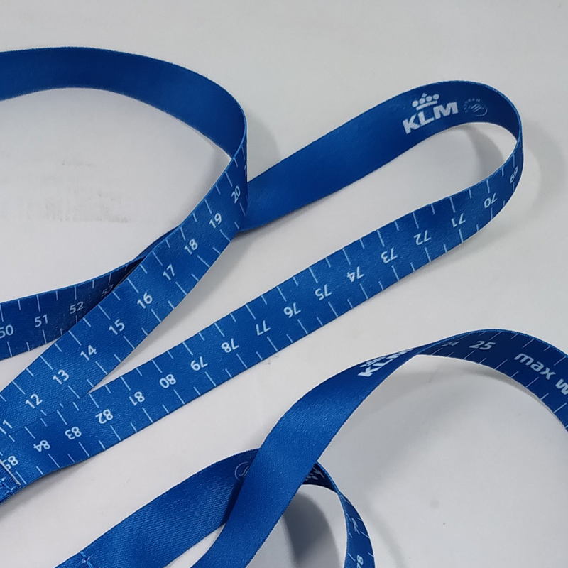Cheapest low price custom personalized ruler logo tool safety rope neck lanyard