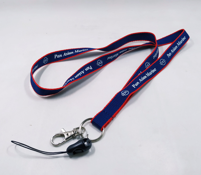 Fashion woven combined color phone holder string keychain neck lanyards