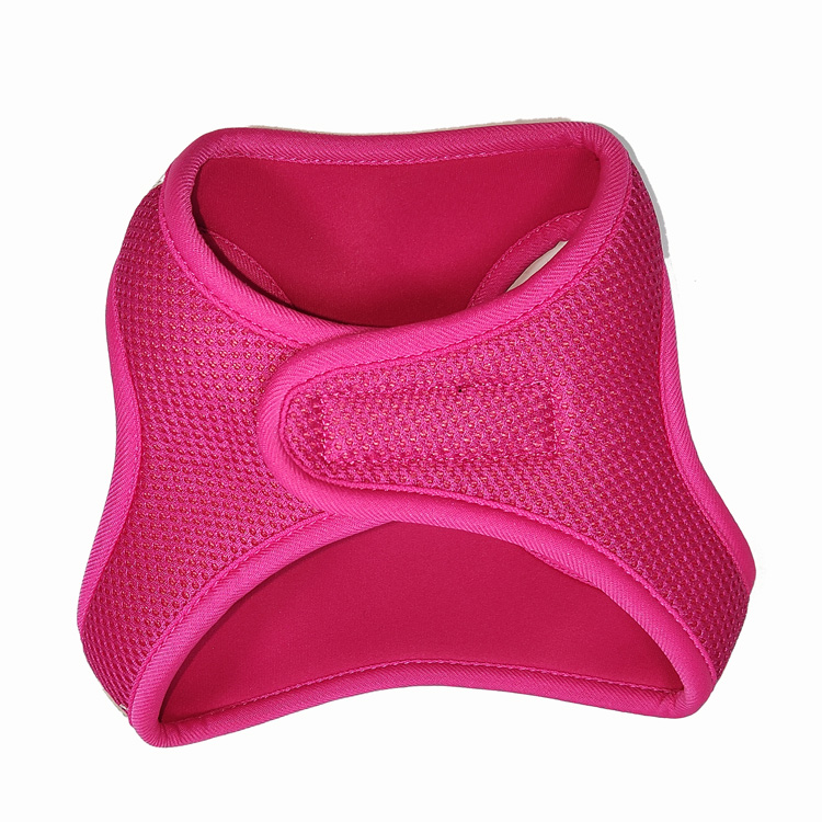 Pink light and breathable dog magic sticker vest pet harness