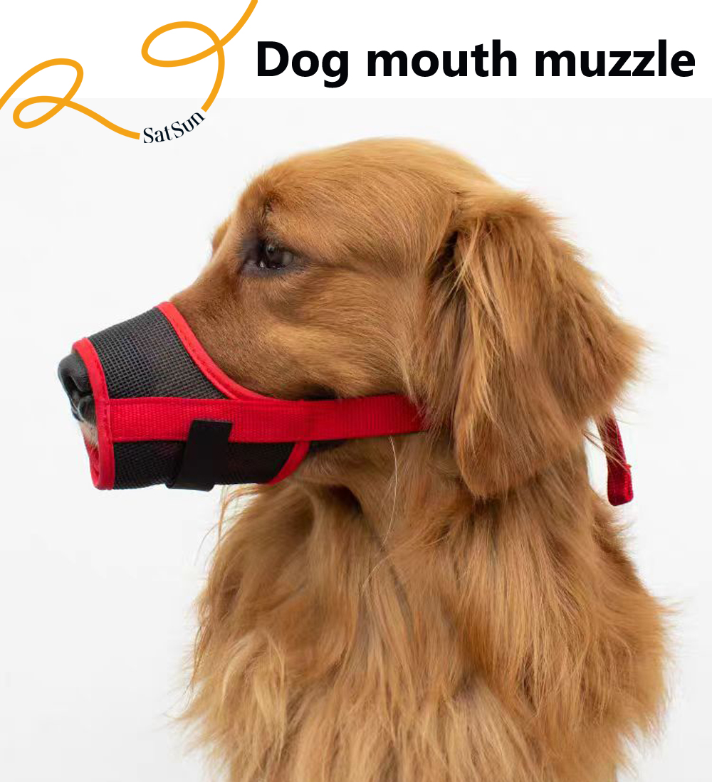 Nylon breathe freely Pet Dog mouth muzzle