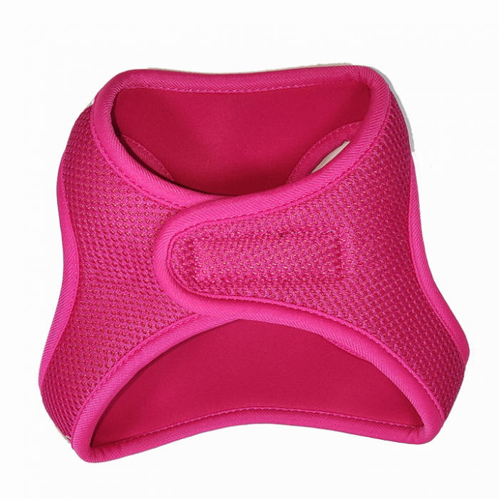 Pink light and breathable dog magic sticker vest pet harness