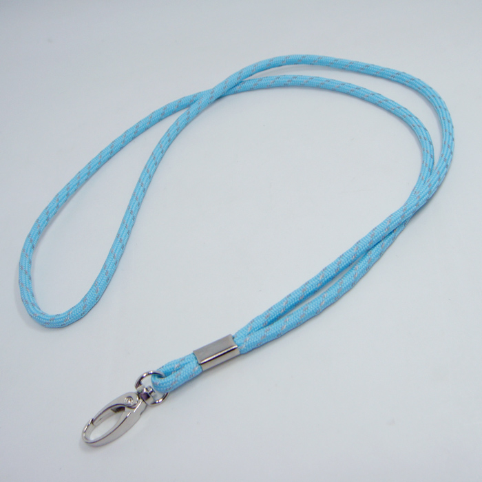 Reflective custom strap diy made cord lanyard manufacturer