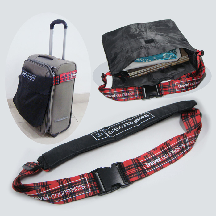  Sublimation custom logo Luggage Belt as purse bag straps