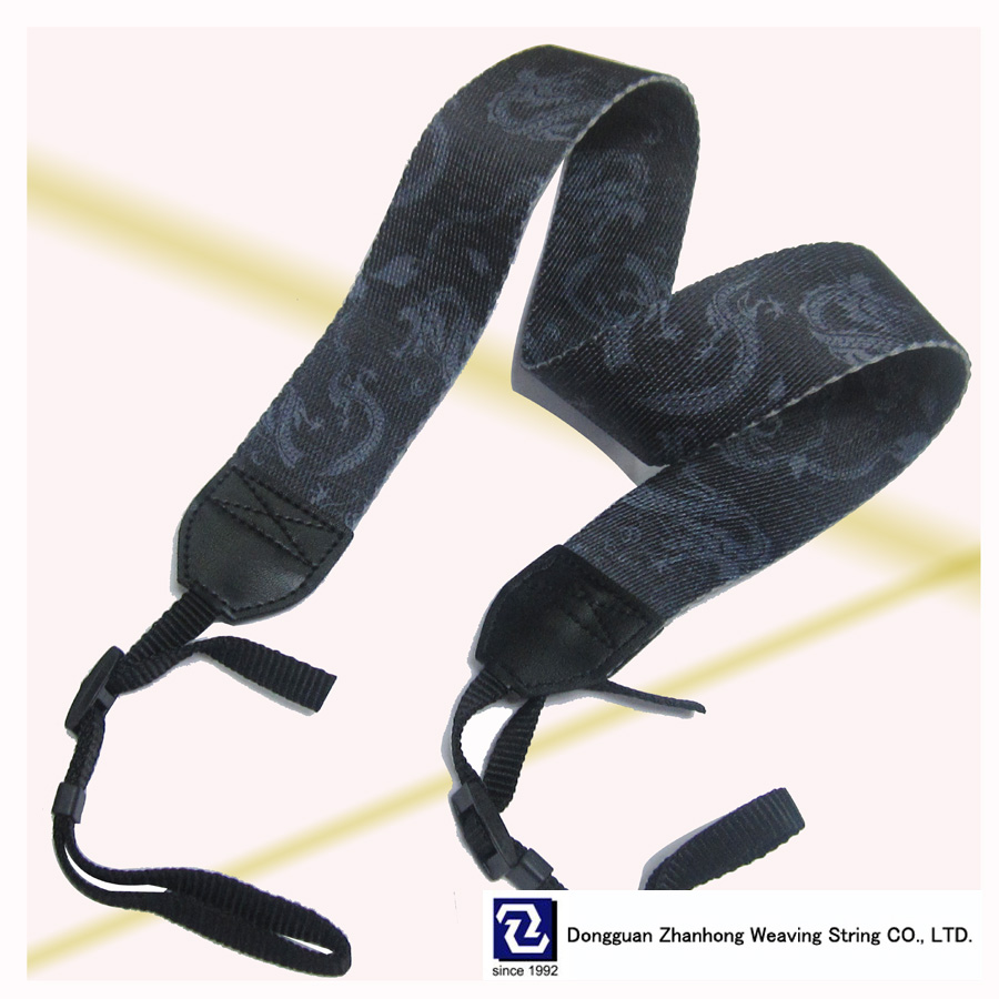 Sublimation logo polyester fabric camera belt for souvenir gift