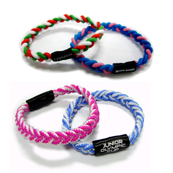 Manufacture custom elastic hair hand knitting weaving bracelets 