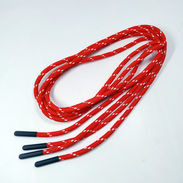 Silicon ending tips fribac polyester shoelaces for activity gift