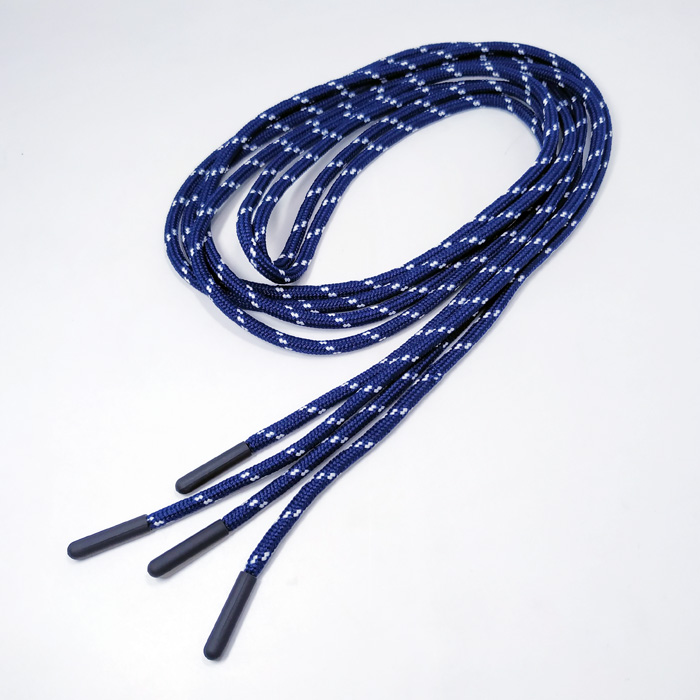 Silicon ending tips fribac polyester shoelaces for activity gift