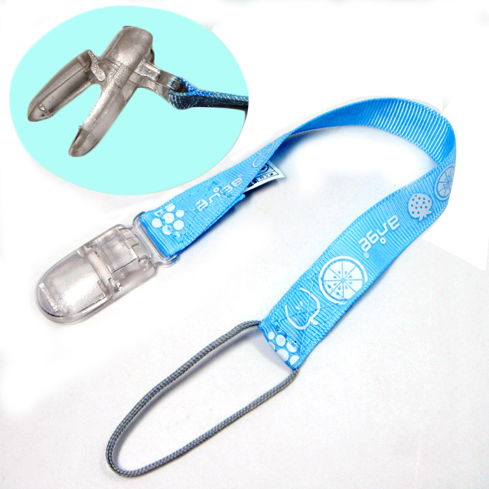 Transparent clip pacifier pacify holder strap
