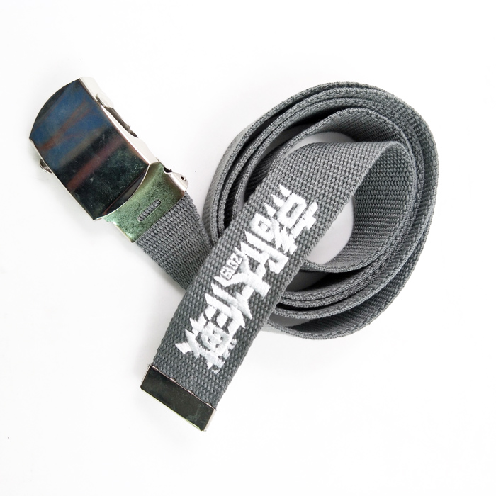  Fashion embroidered custom adverting design logo  nylon man belts