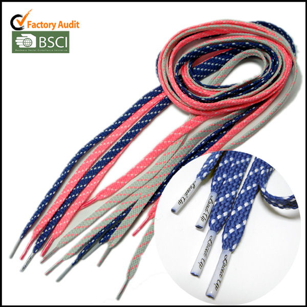 Polyester weaving shoe strings  shoelaces charms wholesale