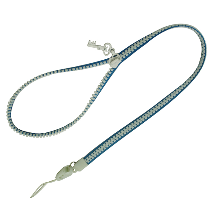Zipper badge holder neck straps for promotional gift