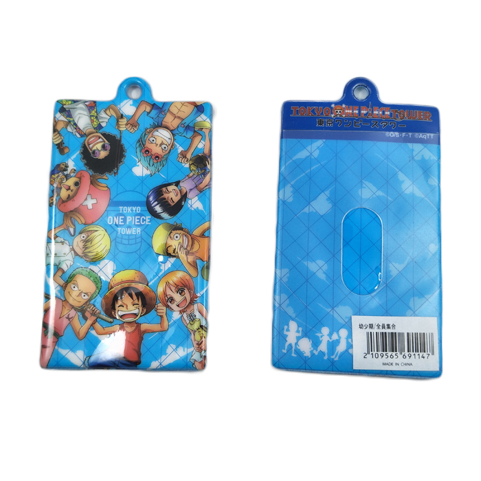 PVC cartoo card holdr badge for kids 