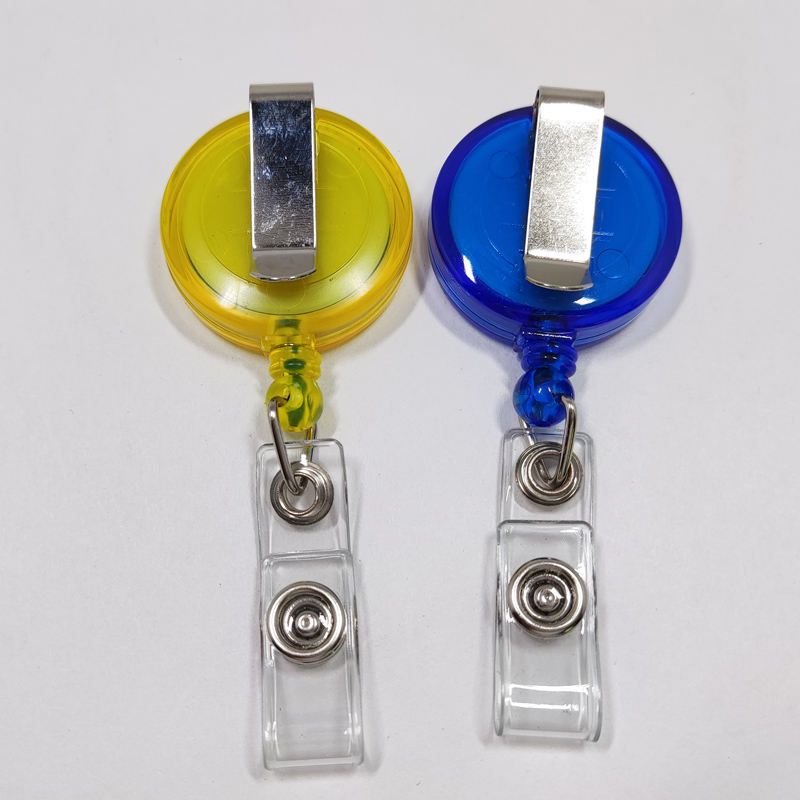 Colors lucency retractable reel card badge holder
