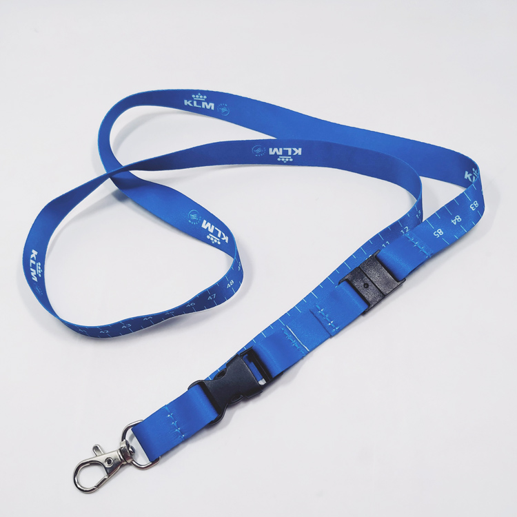 Cheapest low price custom personalized ruler logo tool safety rope neck lanyard