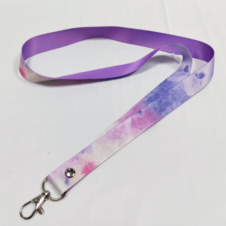 High quality polyester webbing rope colorful neck wrist strap lanyards supplier 