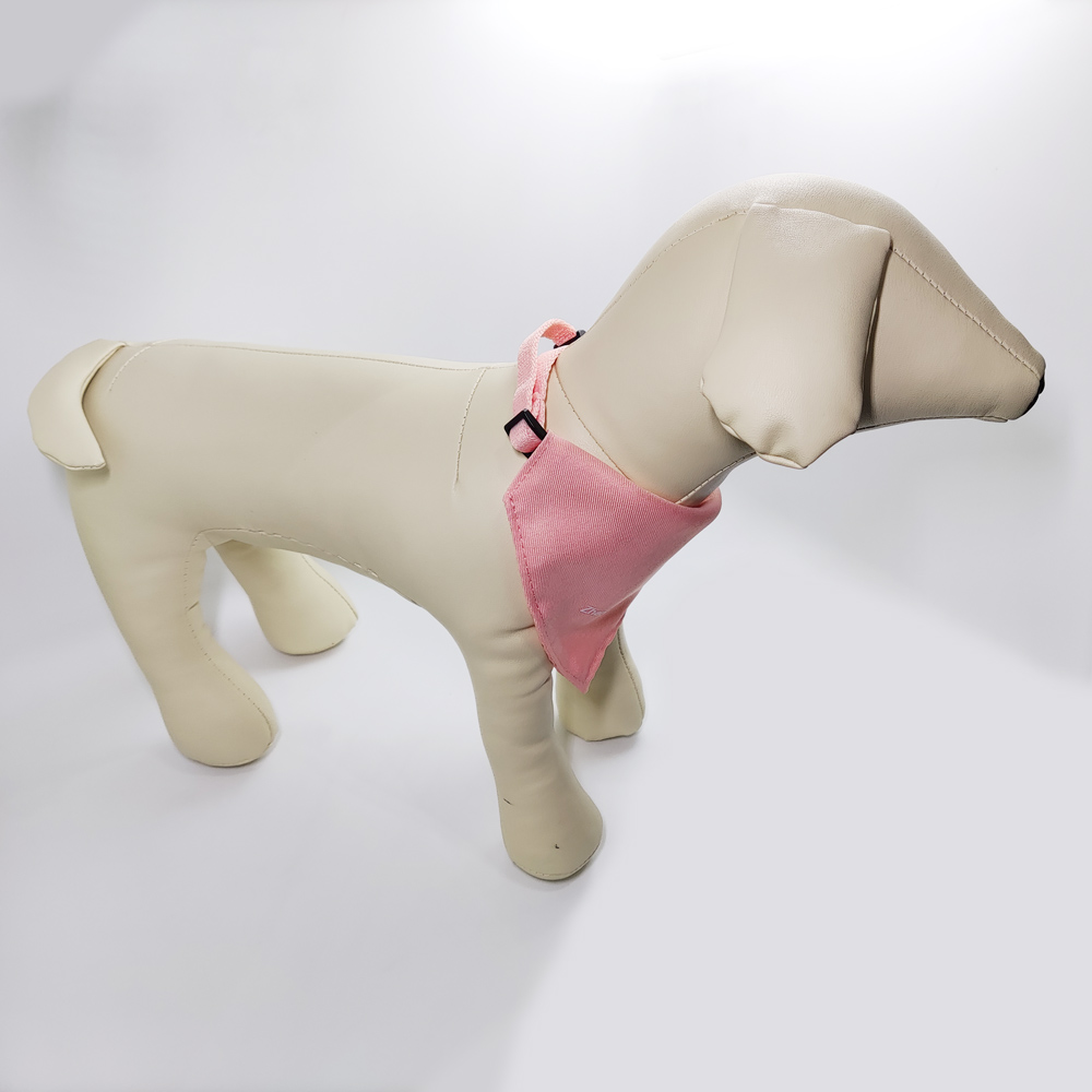 Pink vintage delicate appearance bandana dog collars scarf service
