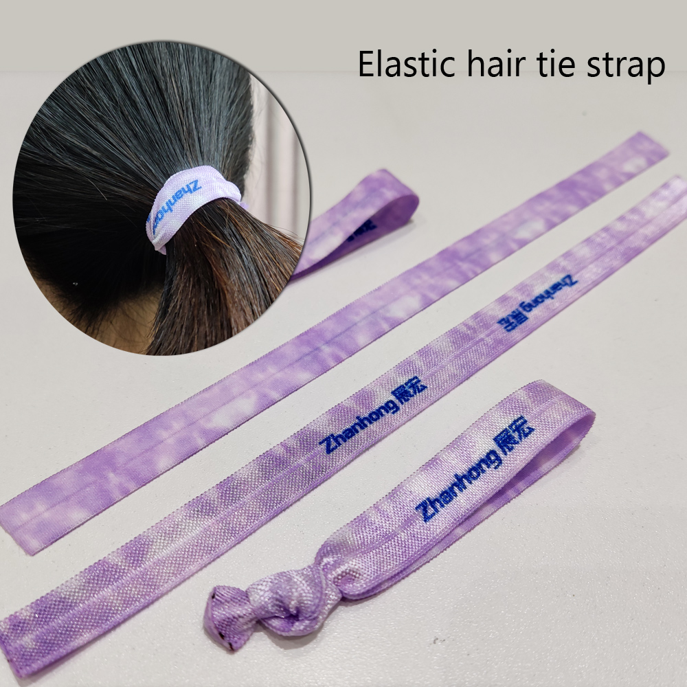Sublimation cute hair hands wristband multi colors elastic hair ties straps