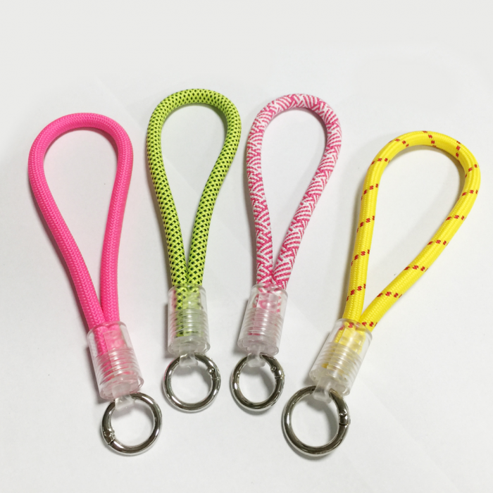 旋转钥匙挂绳8MM宽圆短带手机手腕挂带