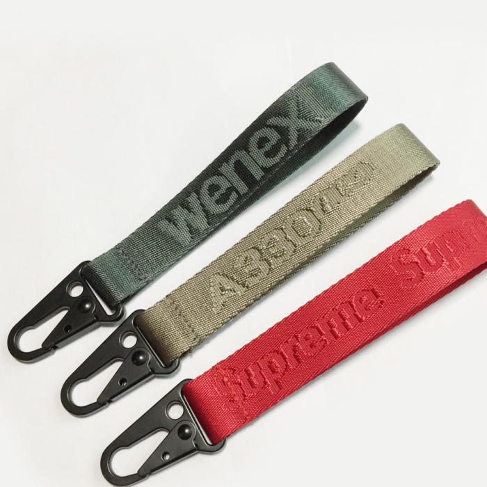 鹰嘴扣电脑提花尼龙汽车钥匙短带