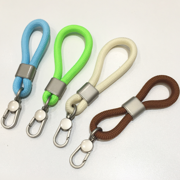 8MM圆多巴胺编织手机挂绳短款手指绳带